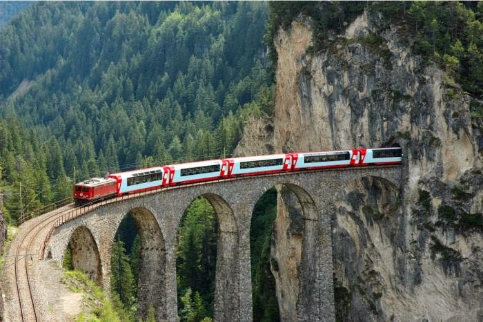 video descubriendo suiza por tren alpes suizos