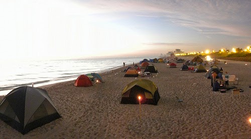 Playas para acampar en México