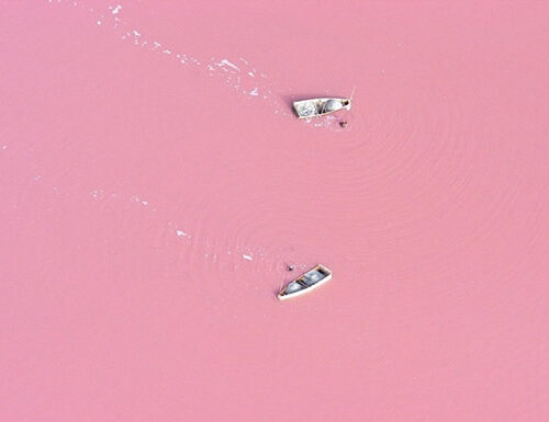 Lago Retba está en Senegal