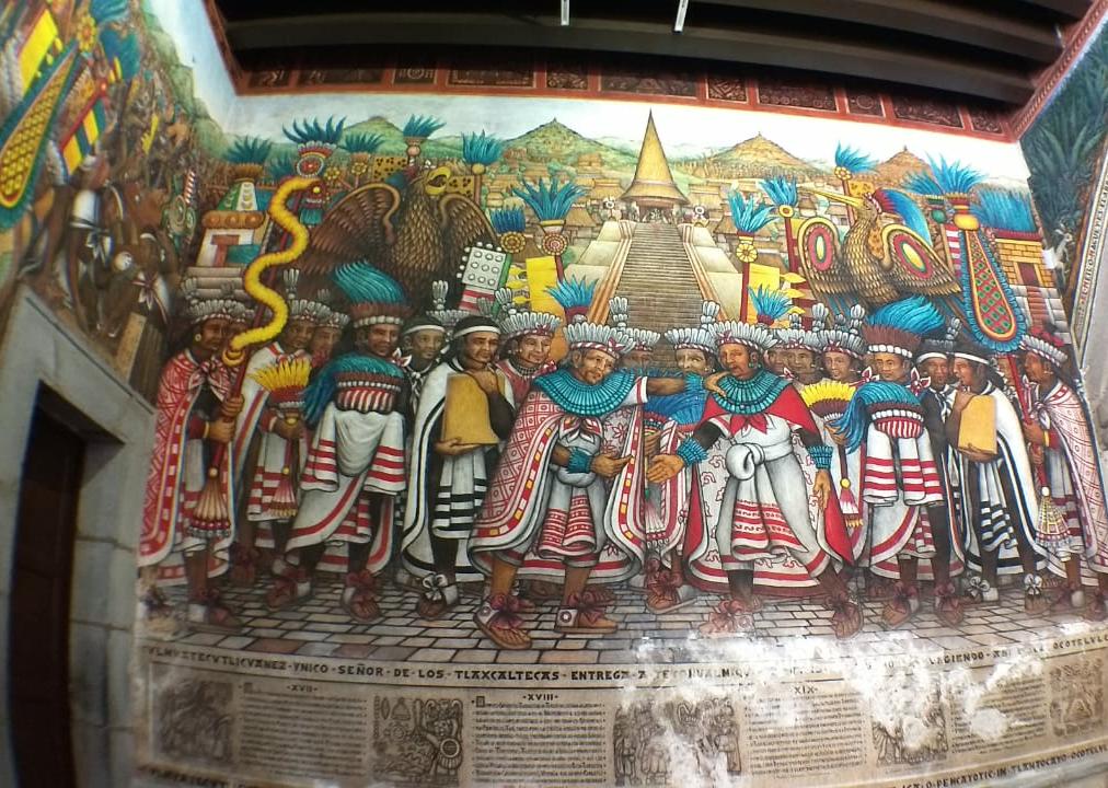 murales tlaxcala donde estan cultura prehispanica