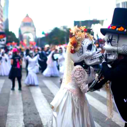 mejores fotos desfile dia muertos cdmx df
