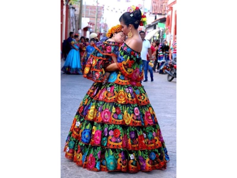 Trajes típicos de México: Traje de Chapaneca