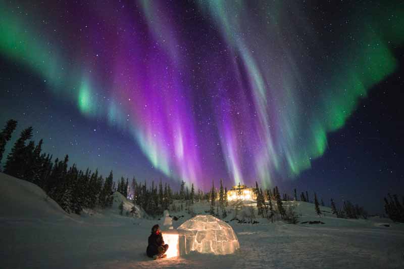 auroras boreales en canadá