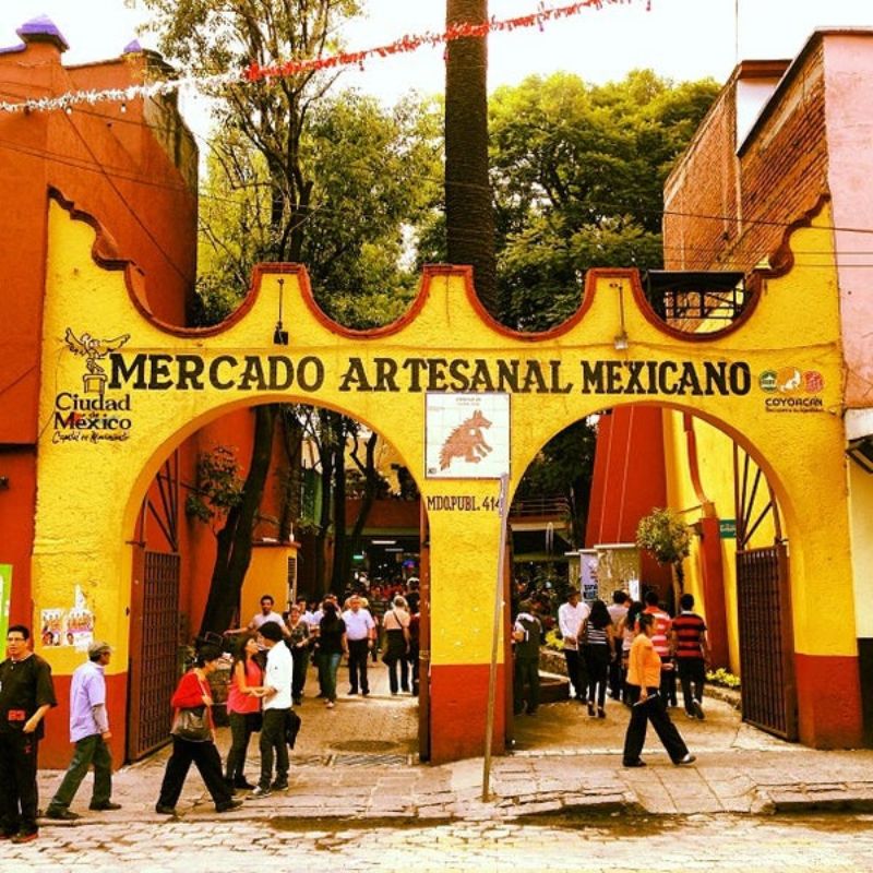Mercado artesanal mexicano