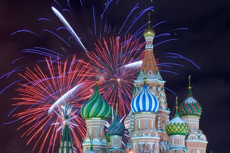 Año nuevo en Moscú