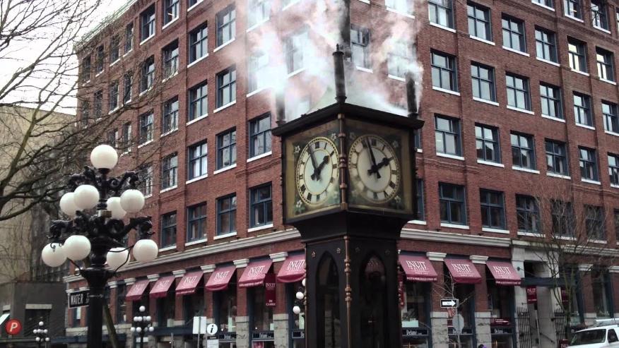 Steam Clock, que hacer en Vancouver. 