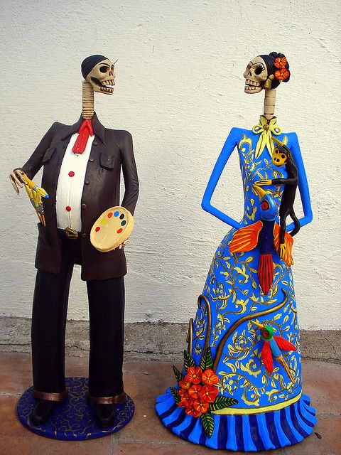 Frida Khalo y Diego Rievra 