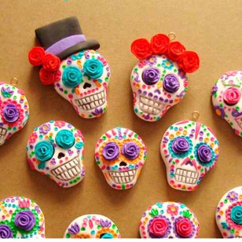decoración para dia de muertos