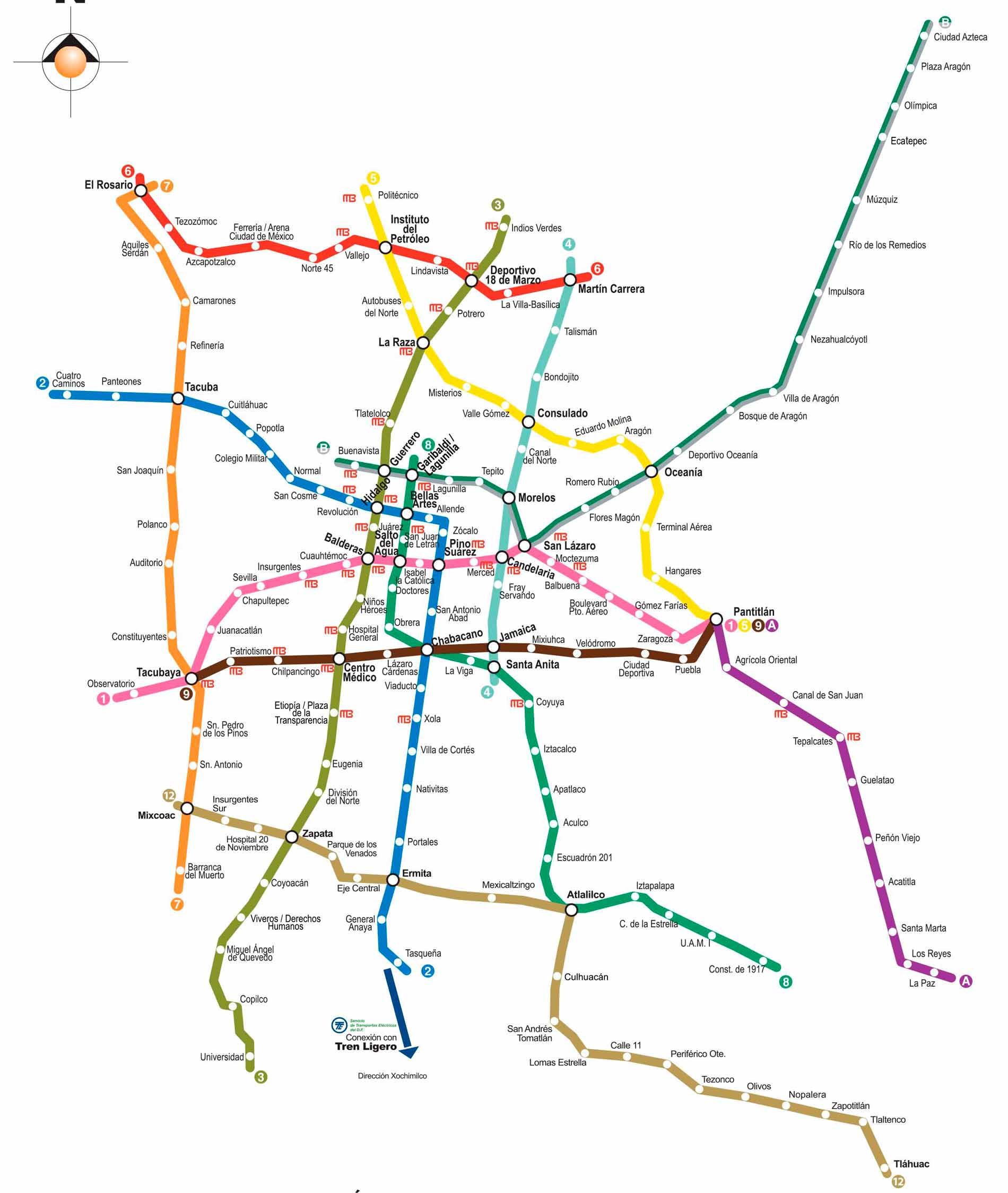 Mapa del Metro CDMX: Todas las estaciones, líneas y horarios