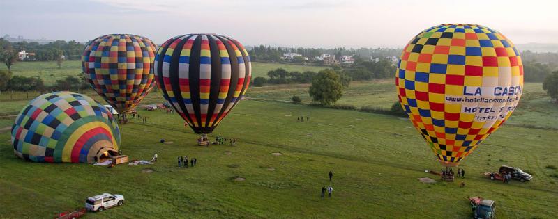 Vuelos en globos aerostáticos. 