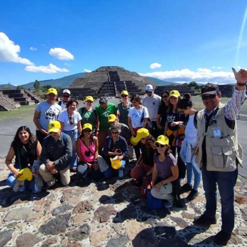 nuestro grupo en teotihuacan