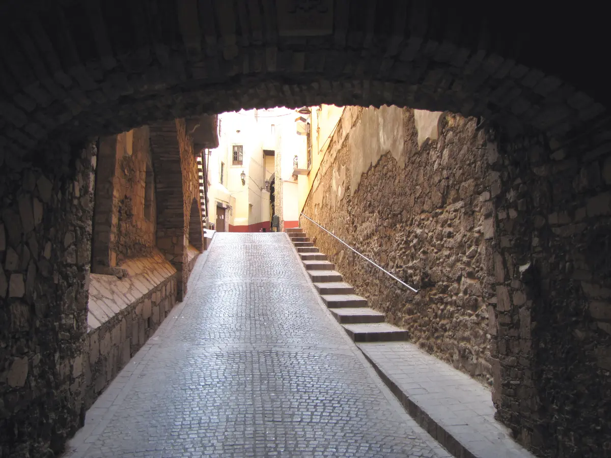 calles subterráneas de Guanajuato