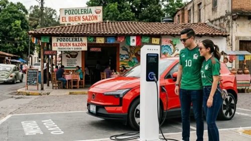 Mapa de cargadores eléctricos en México