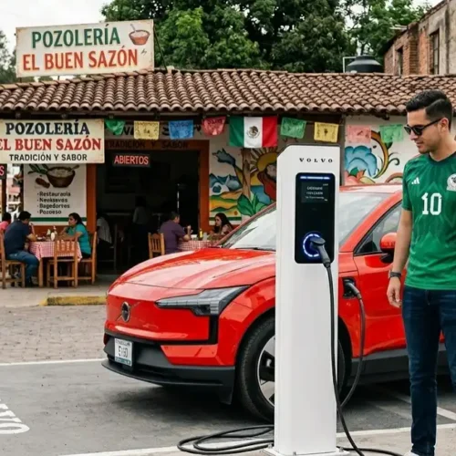 Mapa de cargadores eléctricos en México